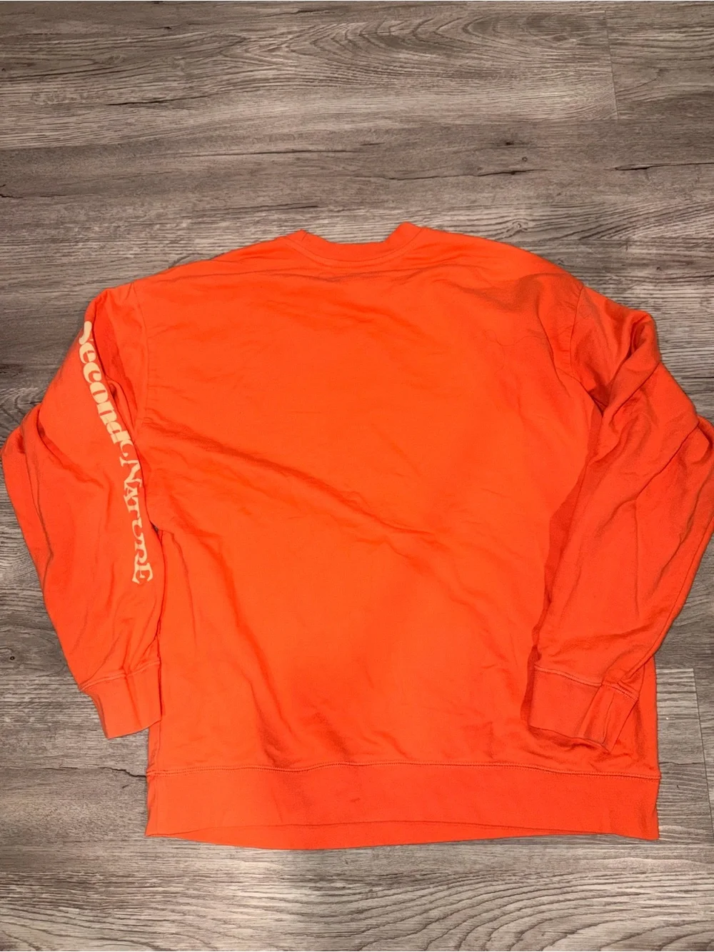 Levi's Orange Men's Oversized Crewneck Sweatshirt